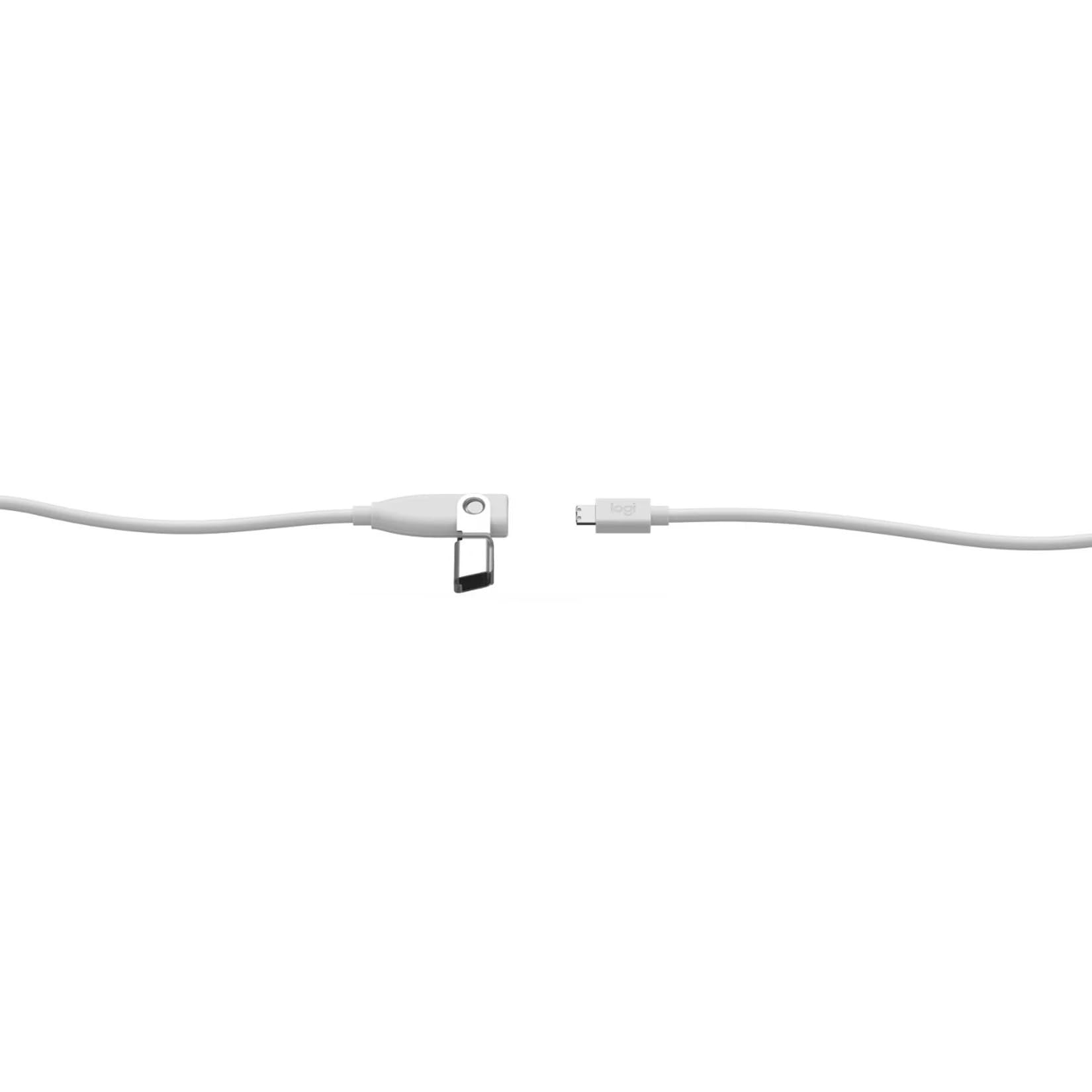 Logitech 952-000047 Rally Mic Pod Extension Cable, 10 Metre, White Rally Bar, Rally Bar Mini, Rally &Rally Plus Video Conference Systems (Renewed)