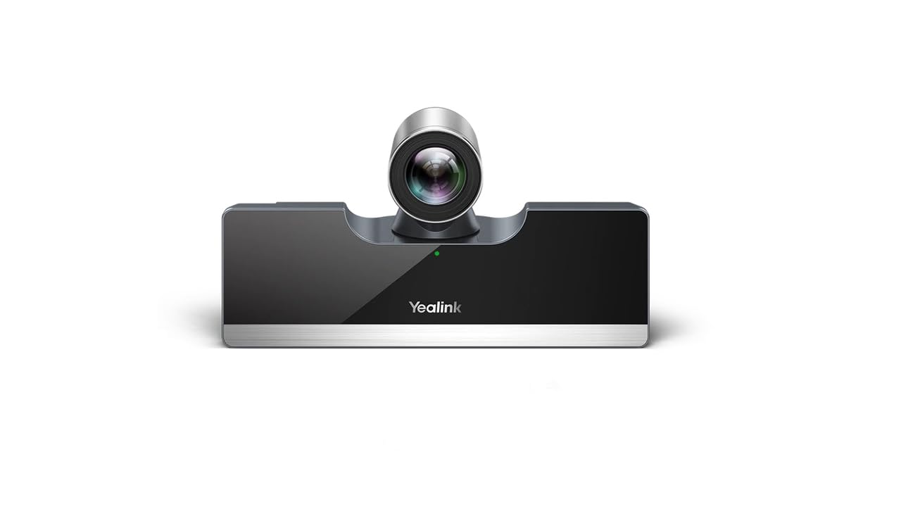 Yealink UVC50 USB Video Conferencing Camera - FullHD 60fps Capture, PTZ, 5x Zoom, PoE Support, 91 Degree FoV, Plug and Play, certified for Microsoft Teams Rooms & Zoom Rooms