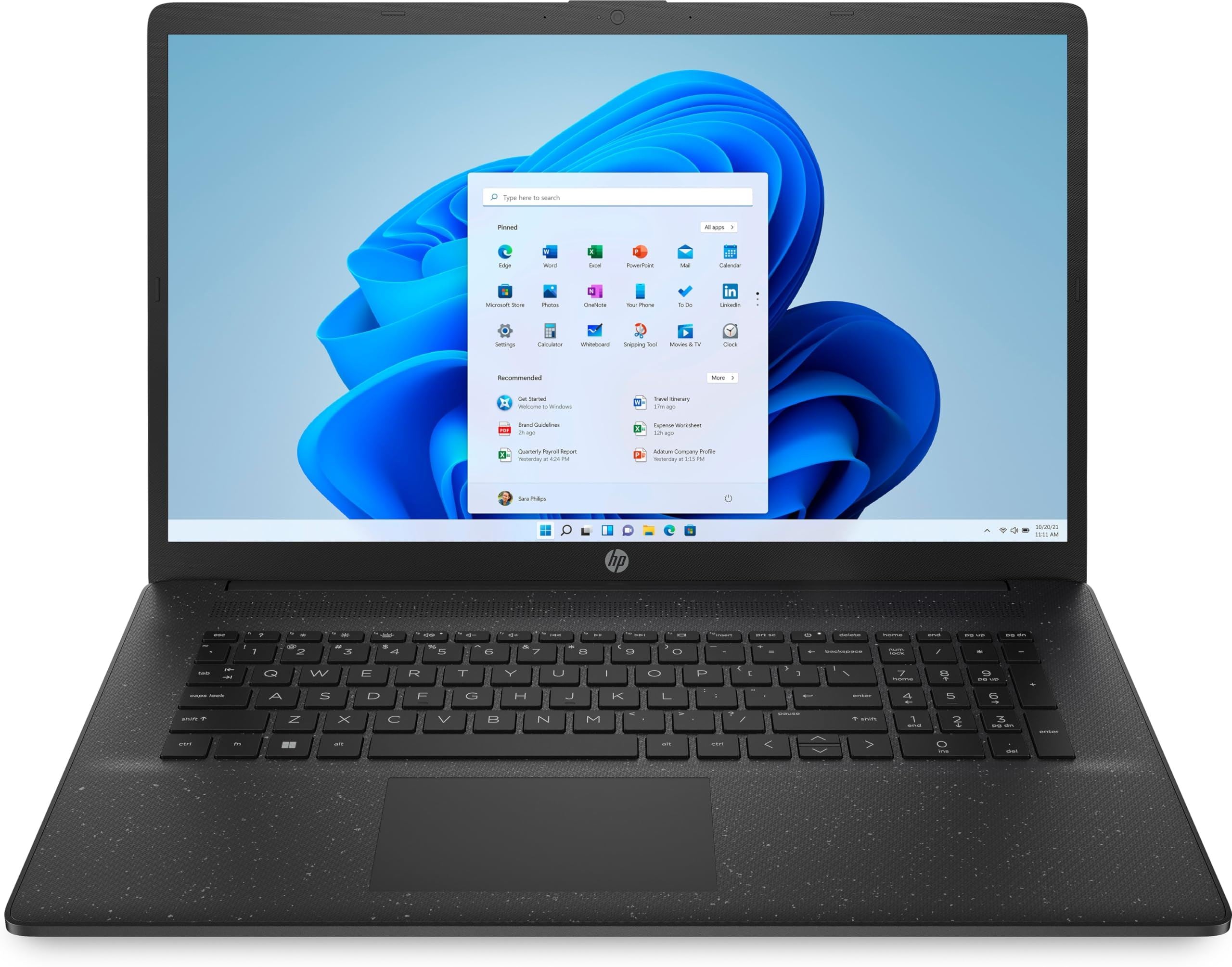 HP 17-cn0041na Laptop - Pentium, 16GB