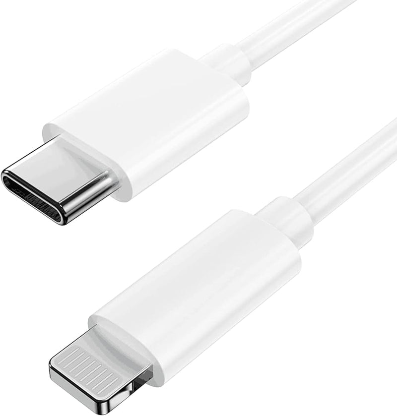 Cybist Basics Range - USB-C To Lightning Fast Charging Cable - 1 Metre Compatible With Apple iPad, iPhone 13/13pro/13 Pro Max/13 Mini, 12, 12 Mini, 12 Pro Max, 11, XS, X, XR And More