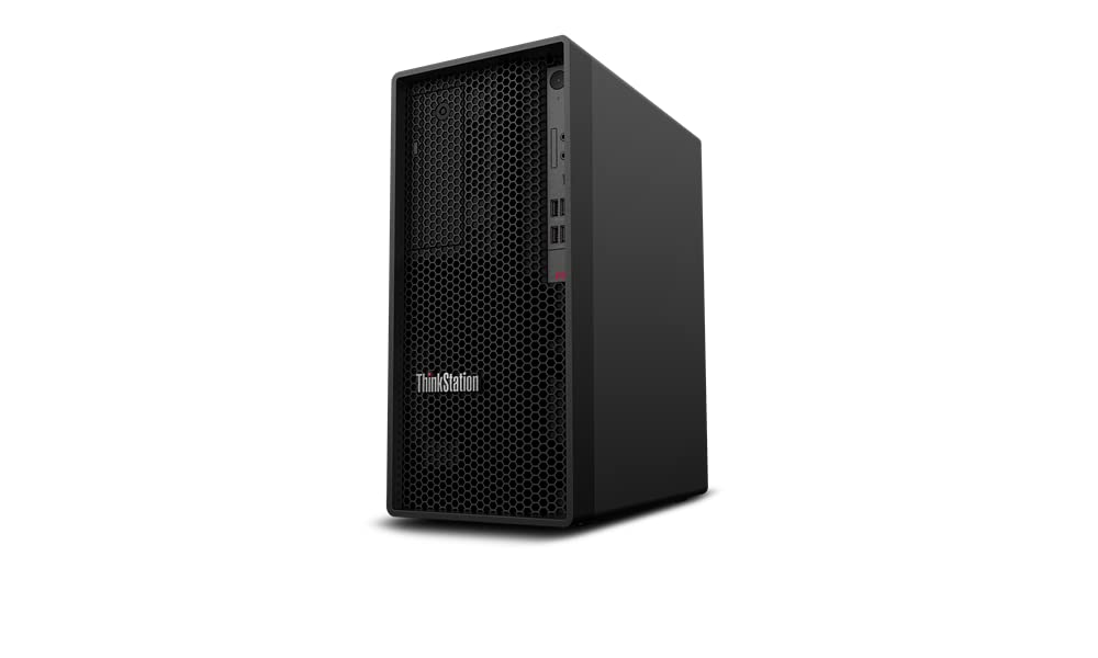Lenovo ThinkStation P350 Tower Workstation - i9 11900 (8 Cores), Nvidia Quadro RTX A2000 6GB, 2TB PCIe Gen 4.0x4 NVMe, 32GB DDR4, vPro, SD Card Reader, GbE, RAID Support, Windows 11 Pro (Renewed)