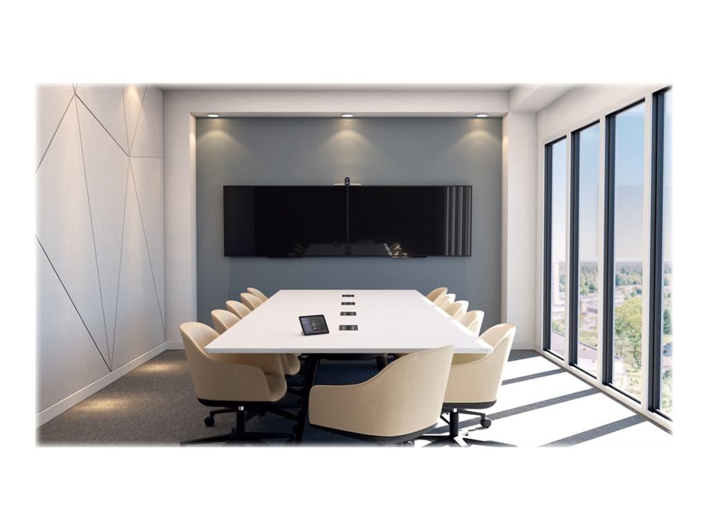 Poly Studio E70 All-in-one 4K Smart Video Conferencing Camera with PoE Injector, 2x 20MP Cameras, 7.3x Zoom, 4 Beamforming Mics, Speaker Framing, Lens, Teams & Zoom Certified (Renewed)