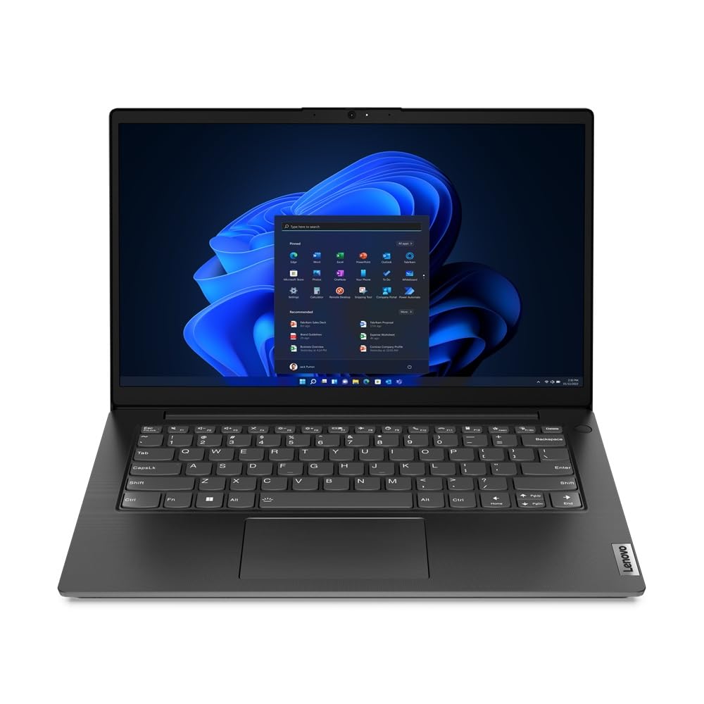 Lenovo V14 Gen 3 14 FHD (1920x1080) Laptop i5-1235U, 8GB LPDDR4, 1TB PCIe Gen 4.0x4 NVMe, GbE, WIFI 5 & Bluetooth 5.1, UK Keys, Windows 11 Pro (Renewed)