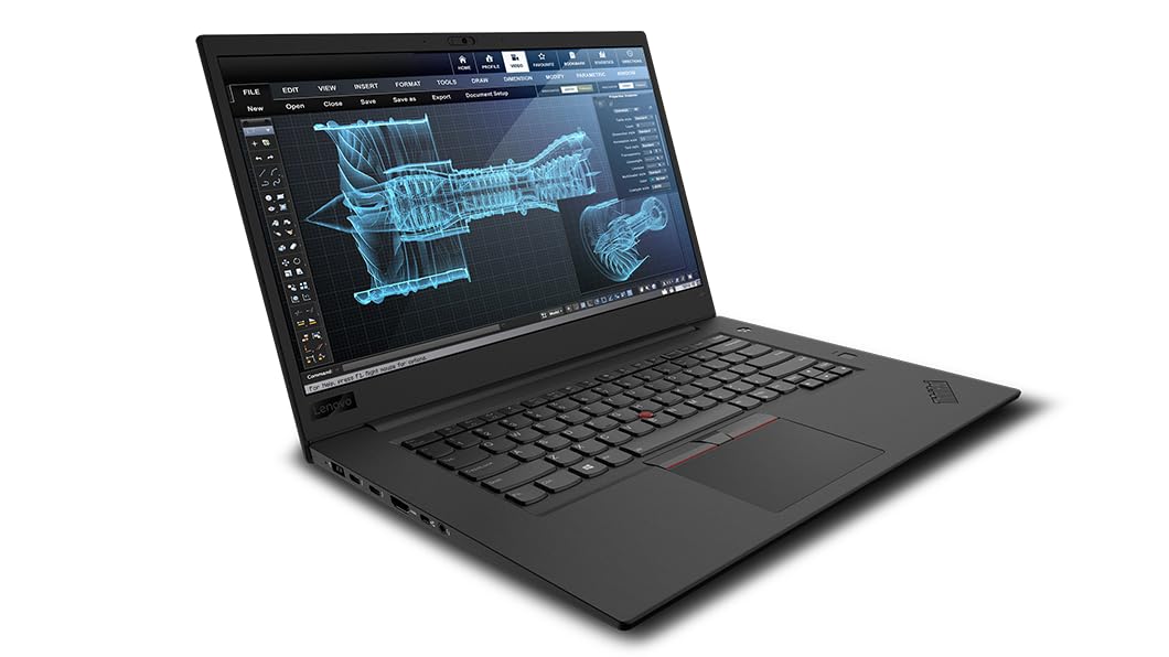 Lenovo ThinkPad P1 Gen 2 15.6 4K UHD Touchscreen, E-2276M, Nvidia Quadro T2000, 2TB PCIe Gen 4.0x4 NVMe, 32GB DDR4, vPro, Fingerprint, SD& Smartcard Reader, UK Backlit Keys, Windows 11 Pro (Renewed)