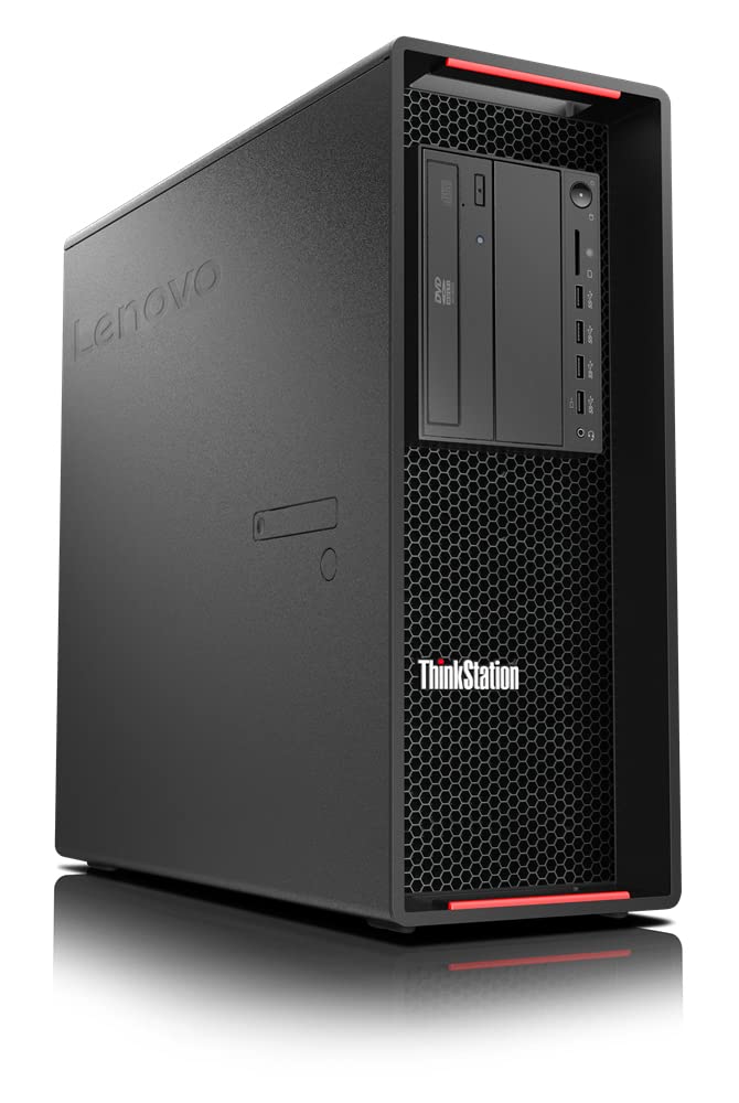 Lenovo ThinkStation P720 Workstation Xeon Gold 5120T (14 Core), NVIDIA Quadro RTX 4000, 2TB NVMe SSD & 6TB HDD, 64GB DDR4, vPro, 2xGbE, RAID Support, DVD RW, Windows 11 Pro for Workstation (Renewed)