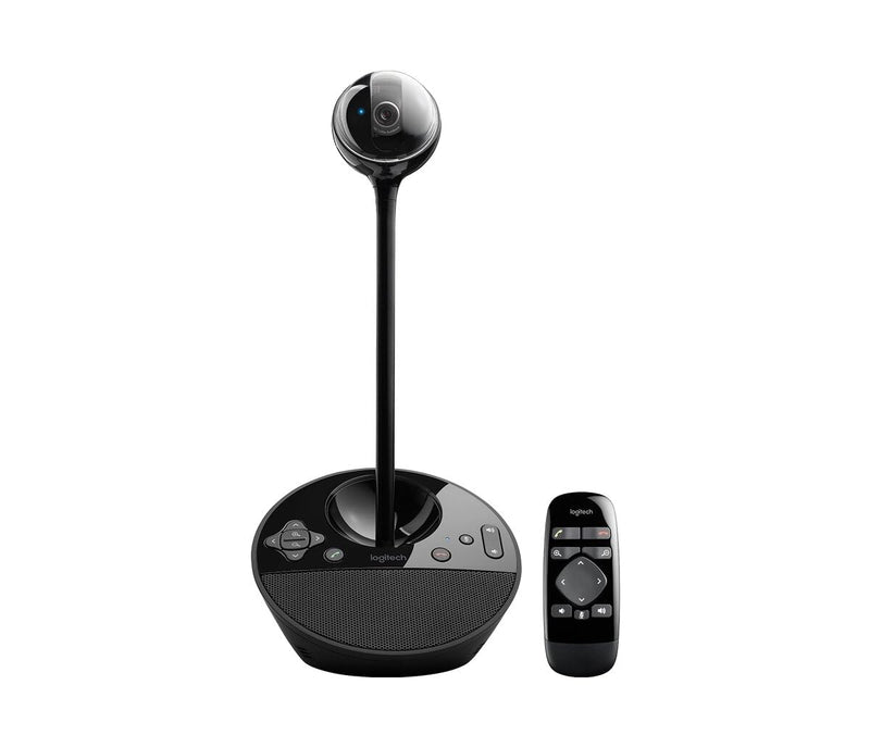 Logitech ConferenceCam BCC950 Conferencing System - FullHD PTZ Camera, Built-in Speaker Phone, Omnidirectional Mic, Remote Control, Extender Stem, USB Plug-And-Play, 960-000867 (New)(Renewed)