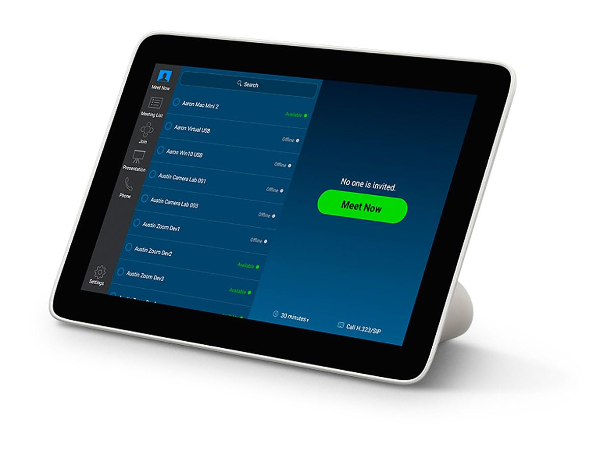 Poly Studio Small Room Kit Studio R30 4K UHD Conference Video Bar & GC8 Touch Controller 4K Camera, Built-in Microphones & Speakers, 8 Display, Supports Teams, Zoom & more (New) (Renewed)