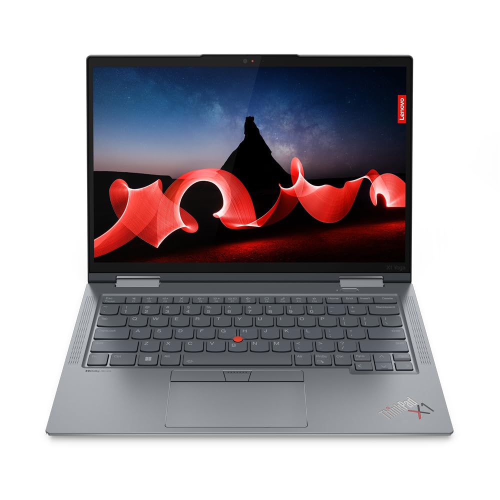 Lenovo ThinkPad X1 Yoga Gen 8 14 FHD+ 2-in-1 Touchscreen i7-1365U (10 Core, 1.8/5.2GHz), 2TB PCIe Gen 4.0x4 NVMe, 32GB LPDDR5, vPro, FPR, Integrated Pen, UK Backlit Keys, Windows 11 Pro (Renewed)