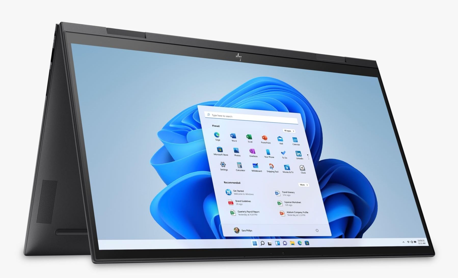 HP ENVY x360 15-ed1045nn 15.6 4K UHD AMOLED Touchscreen i7-1165G7 (4 Core, 4.70GHz), 1TB PCIe 4.0 x 4 NVMe, 16GB DDR4, Fingerprint & SD Card Reader, UK Backlit Keys, Windows 11 Pro (Renewed)