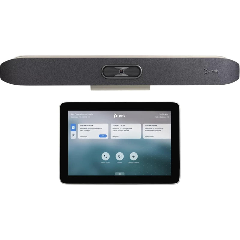 Poly Studio X50 Medium Room Kit with TC8 Touch Control & TRIO C60 (Refurbished - Excellent)