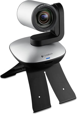 Logitech PTZ PRO Professional Video Conferencing Camera (Pan, Tilt, Zoom), FullHD Video, 10x Lossless HD Zoom, Auto Focus, Remote Control, USB Plug and Play, PC/Mac - 960-001022 (New)(Renewed)