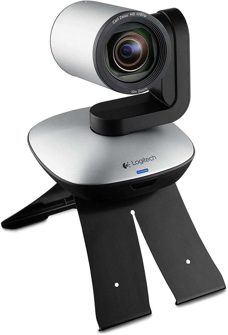 Logitech PTZ PRO Professional Video Conferencing Camera (Pan, Tilt, Zoom), FullHD Video, 10x Lossless HD Zoom, Auto Focus, Remote Control, USB Plug and Play, PC/Mac - 960-001022 (New)(Renewed)