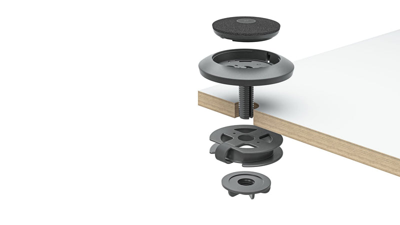 Logitech Rally Mic Pod Mount Graphite - 952-000002 (New) (Renewed)