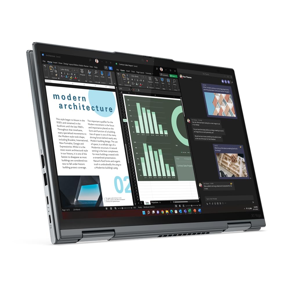 Lenovo ThinkPad X1 Yoga Gen 8 14 FHD+ 2-in-1 Touchscreen i7-1365U (10 Core, 1.8/5.2GHz), 2TB PCIe Gen 4.0x4 NVMe, 32GB LPDDR5, vPro, FPR, Integrated Pen, UK Backlit Keys, Windows 11 Pro (Renewed)