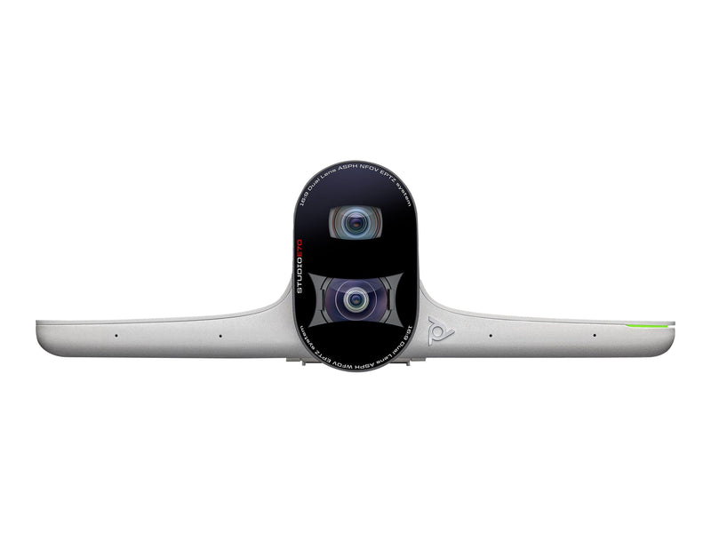 Poly Studio E70 All-in-one 4K Smart Video Conferencing Camera with PoE Injector, 2x 20MP Cameras, 7.3x Zoom, 4 Beamforming Mics, Speaker Framing, Lens, Teams & Zoom Certified (Renewed)