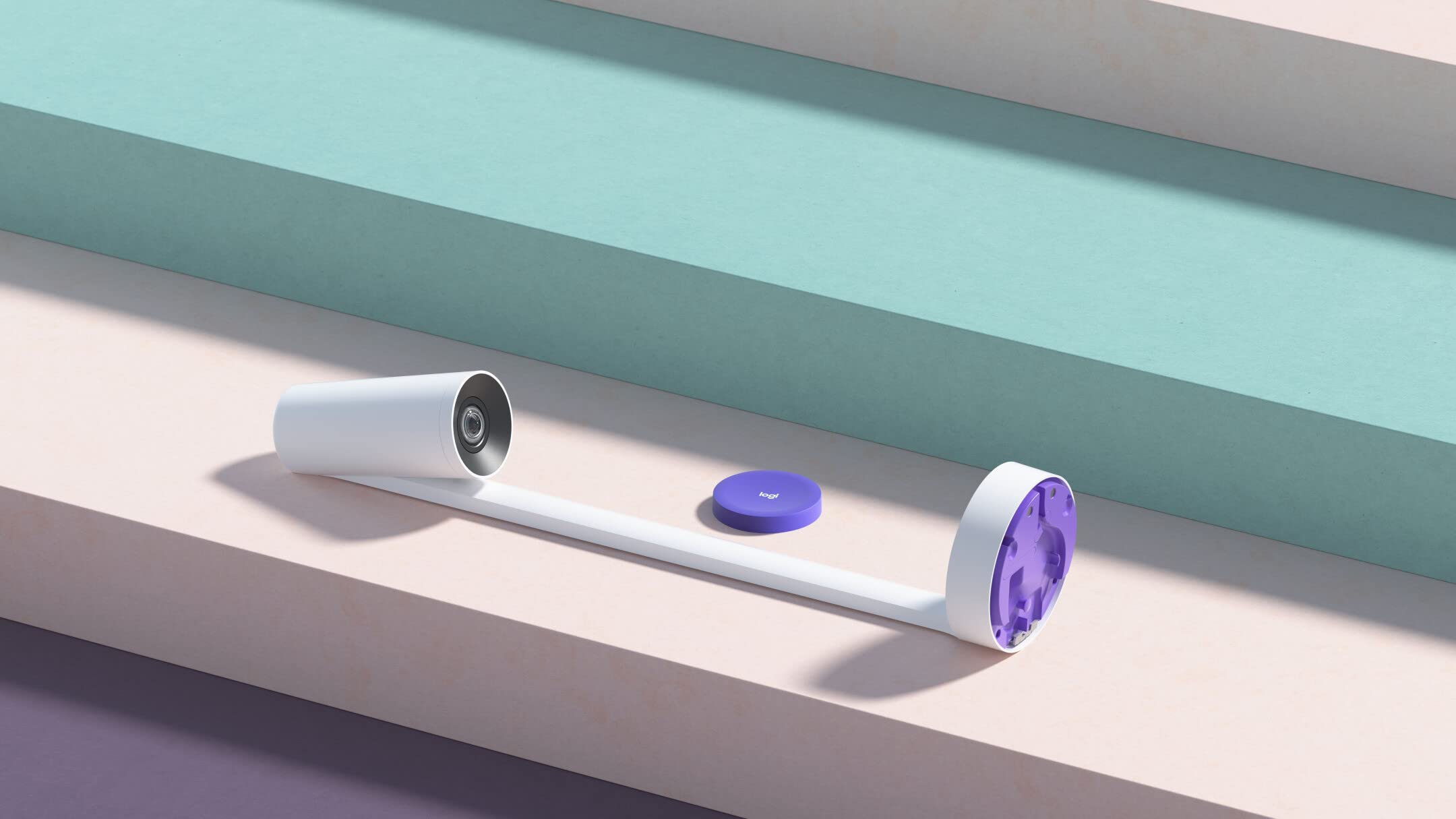 Logitech Scribe Whiteboard Camera for Video Conferencing Rooms 1080p Capture, Built-In AI, Presenter Removal, Wireless Share, Native Teams, Zoom, Meet Integration, 960-001332 (New) (Renewed)