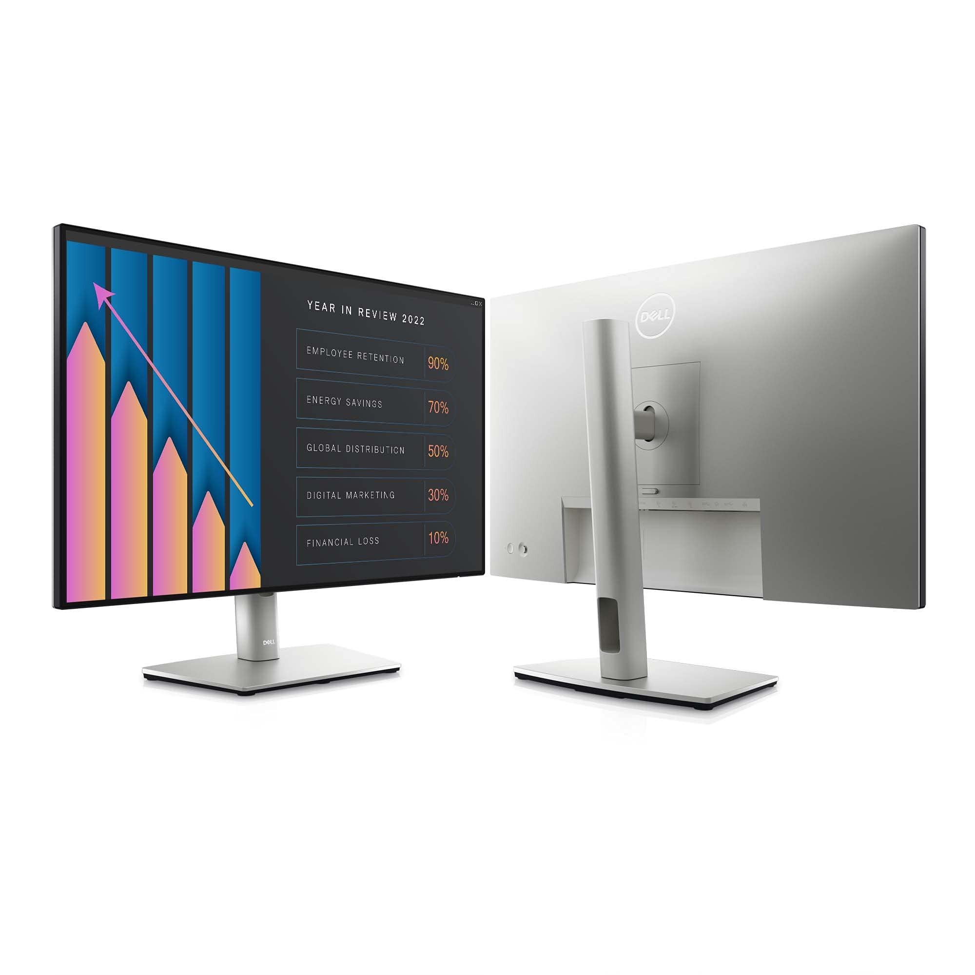 DELL UltraSharp U2421E 24.1 WUXGA (1920x1200) Monitor, IPS, USB Hub, 350 Nits, 99% sRGB, 1000:1, 5ms, ComfortView Plus, 16:10, Adjustable (Height, pivot, swivel, tilt), HDMI, DisplayPort (Renewed)