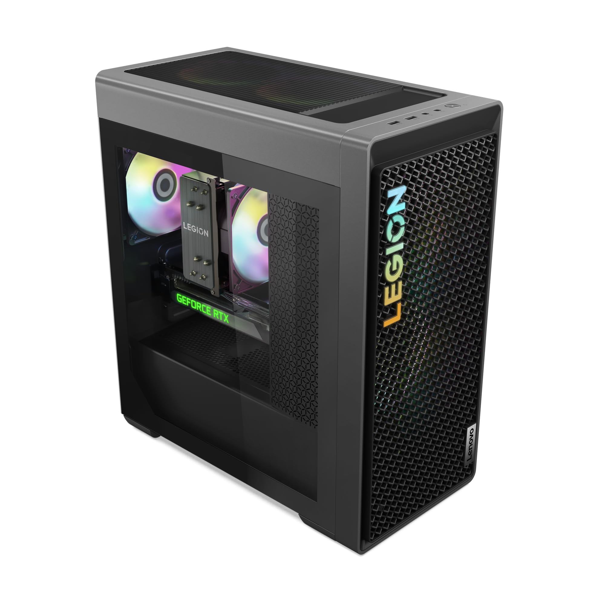 Lenovo Legion T5 26IRB8 Gaming PC - i7-13700F (16 Core, 2.1/5.2GHz), Nvidia GeForce RTX 4060 Ti 8GB, 2TB PCIe Gen 4.0 x4 NVMe, 32GB DDR5, RGB, 2.5GbE, WIFI 6 & BT 5.1, Windows 11 Pro (Renewed)