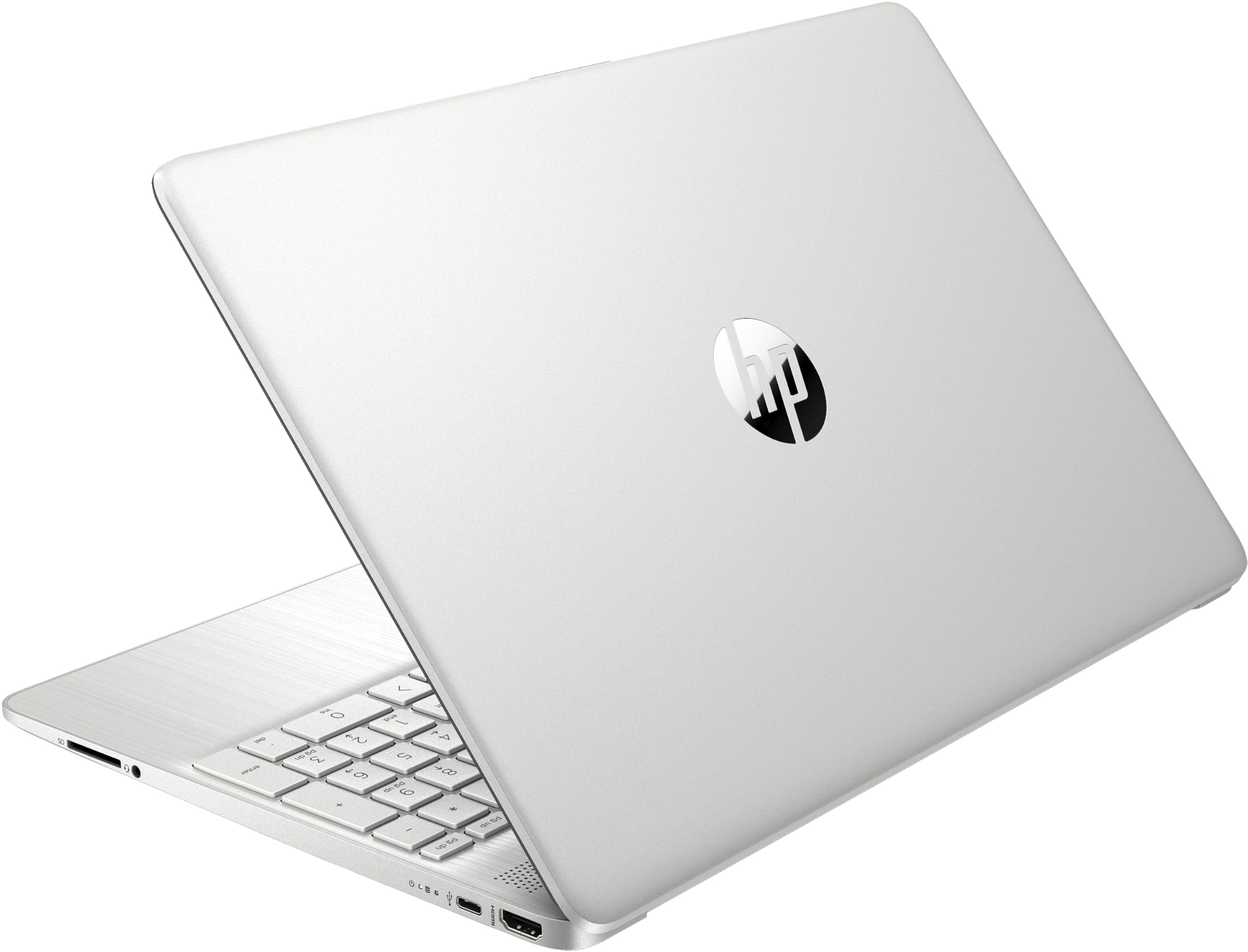 HP Laptop 15s-fq5020na 15.6 FHD i3-1215U (6 Cores, 4.4GHz), 512GB PCIe Gen 4.0x4 NVMe, 8GB DDR4, SD Card Reader, Intel UHD Graphics, WIFI 5 & BT 4.2, UK Keys, HD Webcam, Windows 11 Pro (Renewed)