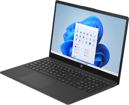 HP Laptop 15-fc0018na 15.6 FHD AMD Ryzen 3 7320U (4 Cores, 2.4/4.3GHz), 512GB PCIe Gen 4.0x4 NVMe, 4GB LPDDR5, AMD Radeon Graphics, WIFI 6 & BT 5.3, HD Webcam, UK Keys, Windows 11 Pro (Renewed)