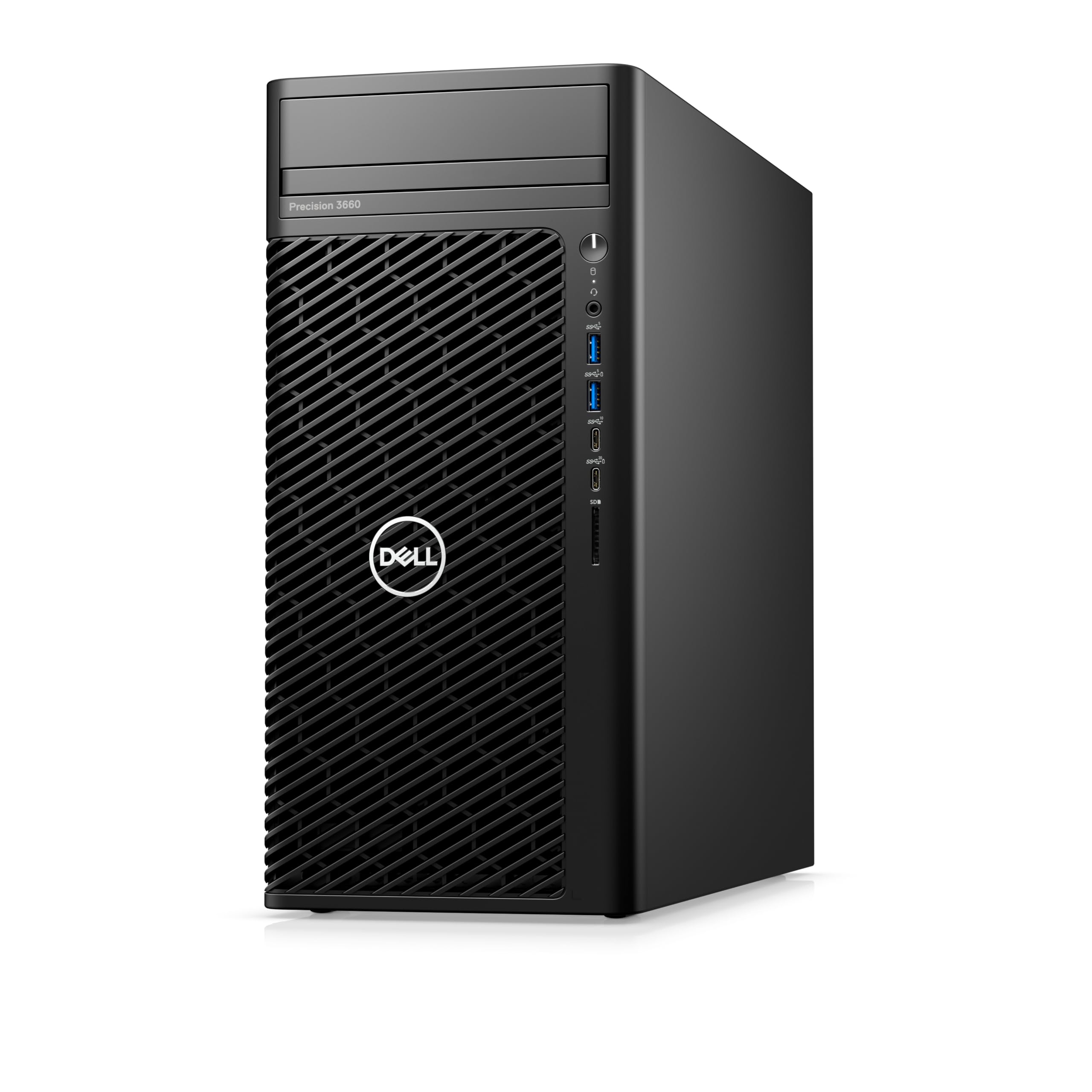 Dell Precision 3660 Tower Workstation - i7-12700 (12 Core, 3.6/4.9GHz), Nvidia RTX A2000 12GB, 2TB PCIe Gen 4.0x4 NVMe, 32GB DDR5, SD Card Reader, GbE, Windows 11 Pro (Renewed)