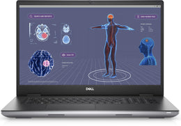Dell Precision 7780 17.3" FHD, i7-13850HX (20 Cores), Nvidia RTX 3500 ADA 12GB, 2TB PCIe Gen 4.0x4 NVMe, 32GB DDR5, SD & Smartcard Reader, GbE, WIFI 6E & BT, UK Backlit Keys, Windows 11 Pro (Renewed)