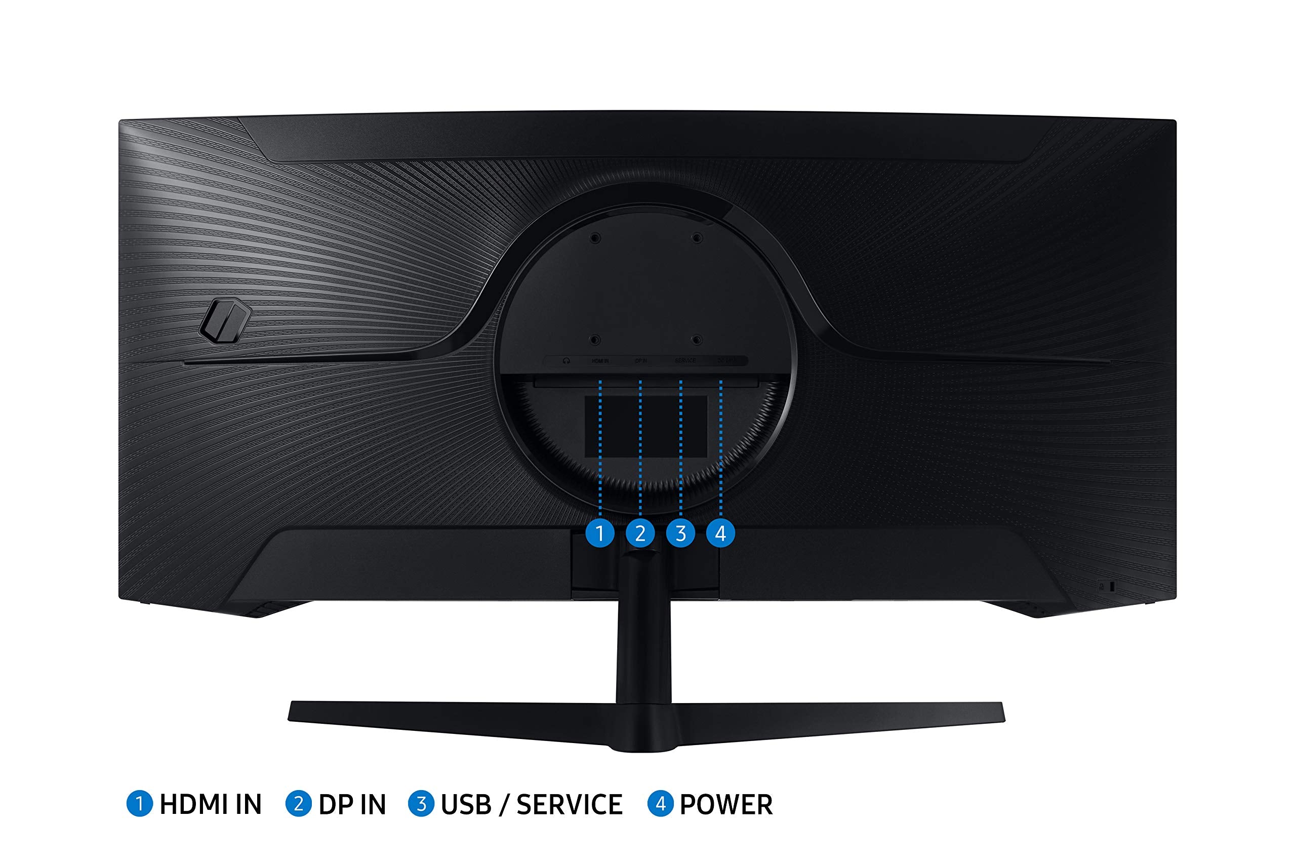 Samsung Odyssey G5 LC34G55TWWPXXU 34" 1000R Curved Gaming Monitor - 165Hz, 1ms, 1440p WQHD, Freesync Premium, HDR10, HDMI, Displayport (Renewed)