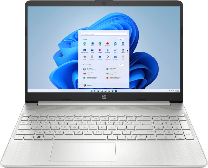 HP Laptop 15s-fq5020na 15.6 FHD i3-1215U (6 Cores, 4.4GHz), 512GB PCIe Gen 4.0x4 NVMe, 8GB DDR4, SD Card Reader, Intel UHD Graphics, WIFI 5 & BT 4.2, UK Keys, HD Webcam, Windows 11 Pro (Renewed)