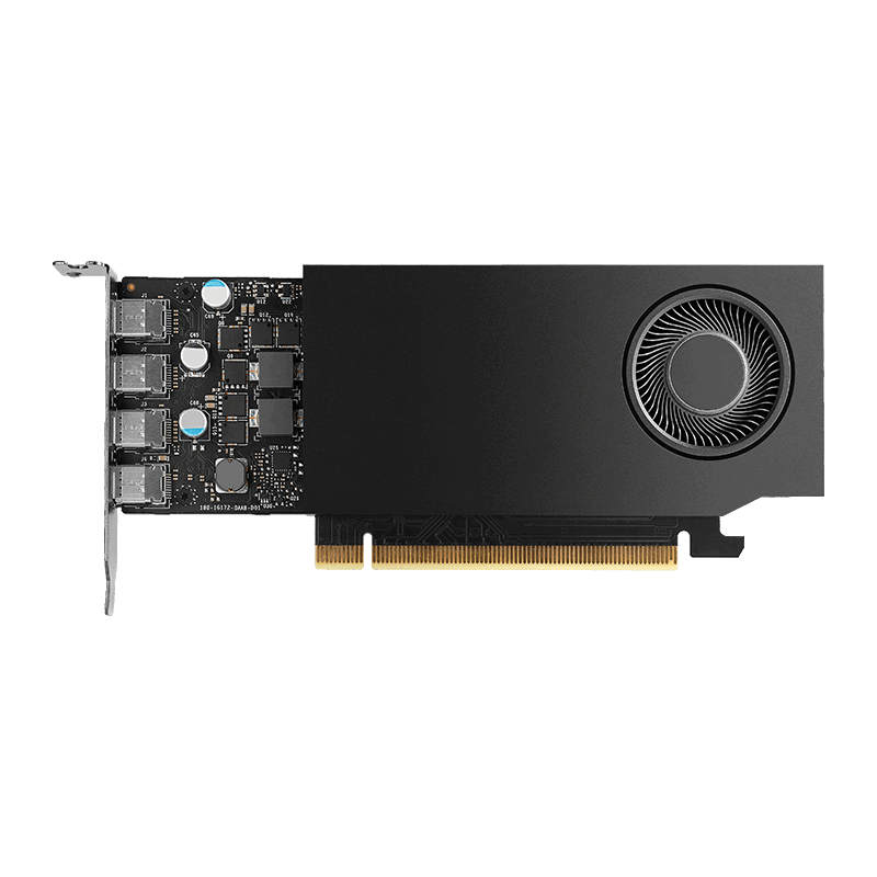 PNY Nvidia RTX A400 4GB GDDR6 Single Slot, Low Profile Graphics Card face