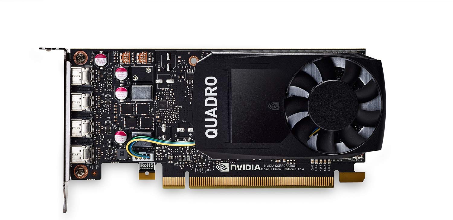HP NVIDIA Quadro P1000 Graphics Card 4 GB (1ME01AA) (Renewed)