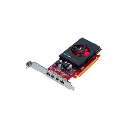 AMD FirePro W4100 2GB GDDR5 PCIe Gen 3.0 Professional Graphics Card, 4x Mini DisplayPorts OEM