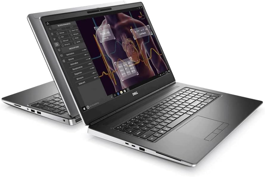 DELL Precision 7550 15.6" FHD, i9-10885H (8 Cores), Nvidia Quadro RTX 3000 6GB, 2TB PCIe Gen 4.0x4 NVMe, 32GB DDR4, SD & Smartcard Reader, GbE, WIFI 6, UK Backlit Keys, Windows 11 Pro (Renewed)