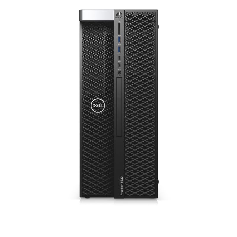 Dell Precision T5820, 128GB ECC RAM, 2TB NVMe SSD, 6TB HDD Workstation - Intel Xeon W-2295 (18 Cores, 4.8GHz), Nvidia Quadro RTX A2000, RAID Support, 950W (Renewed)