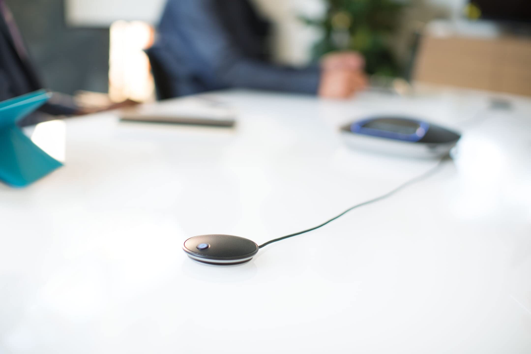 Logitech 989-000171 Group Expansion Mics Group Video Conferencing Systems, Indicator Lights, Mono, Wideband, Noise Cancelling, Microphone Mute, Laptop/PC/Mac  Black (New)(Renewed)