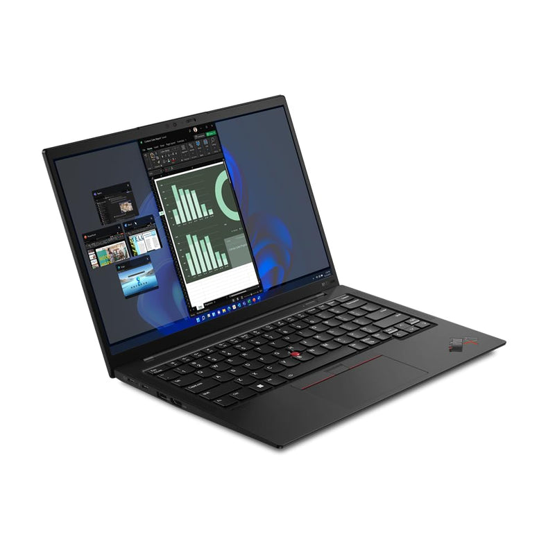 Lenovo ThinkPad X1 Carbon Gen 10 14 FHD+, i5-1235U (10 Cores, up to 4.4GHz), 1TB PCIe Gen 4.0x4 NVMe, 16GB LPDDR5, Fingerprint Reader, WIFI 6E & BT 5.2, UK Backlit Keys, Windows 11 Pro (Renewed)