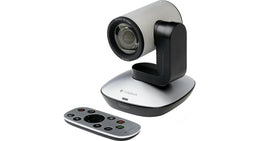 Logitech PTZ PRO Professional Video Conferencing Camera (Pan, Tilt, Zoom), FullHD Video, 10x Lossless HD Zoom, Auto Focus, Remote Control, USB Plug and Play, PC/Mac - 960-001022 (New)(Renewed)