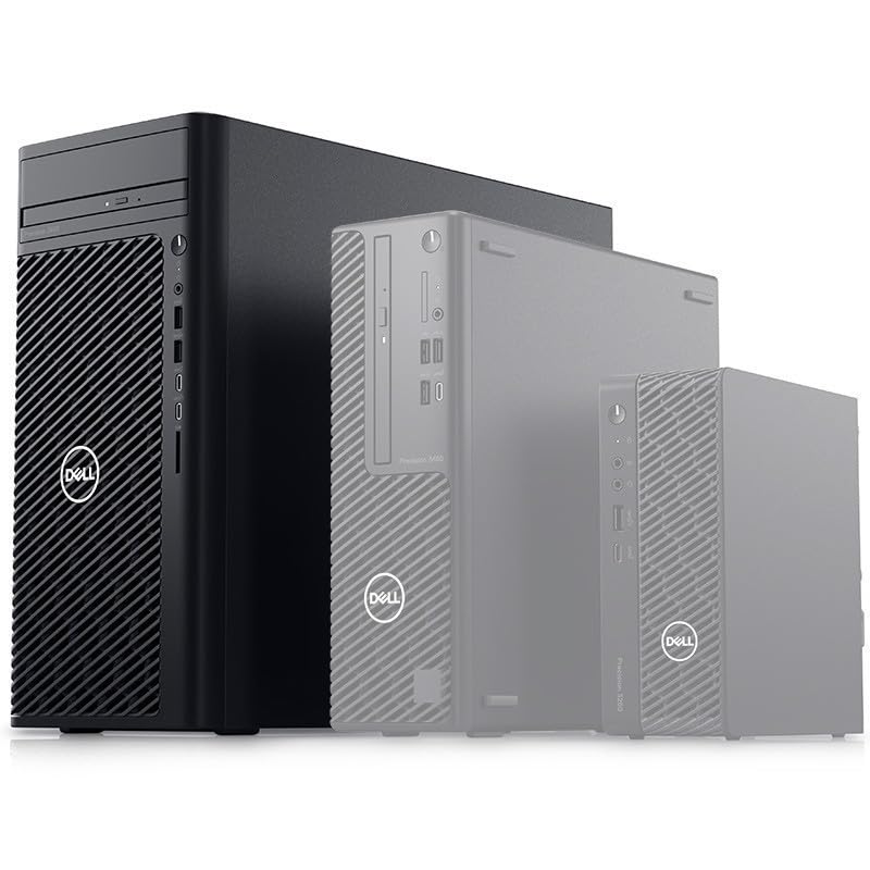 Dell Precision 3660 Tower Workstation - i7-12700 (12 Core, 3.6/4.9GHz), Nvidia RTX A2000 12GB, 2TB PCIe Gen 4.0x4 NVMe, 32GB DDR5, SD Card Reader, GbE, Windows 11 Pro (Renewed)
