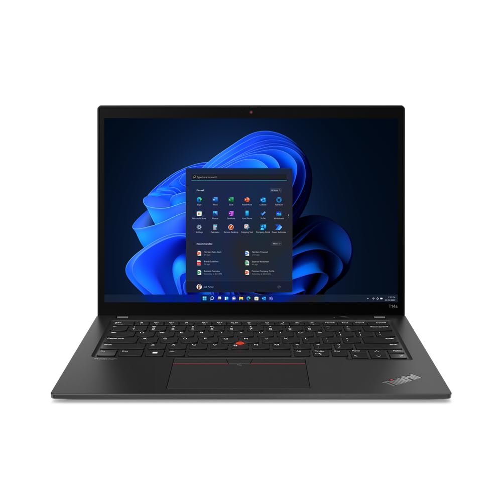 Lenovo ThinkPad T14s Gen 3 14 FHD+, i5-1240P (12 Cores), 1TB PCIe Gen 4.0x4 NVMe, 16GB LPDDR5, Fingerprint & Smartcard Reader, WIFI 6E & BT 5.2, UK Backlit Keys, Windows 11 Pro (Renewed)