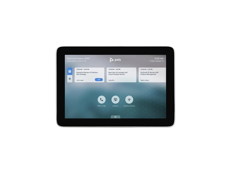 POLY Studio X30 Video Conferencing Camera Bar TC8 Touch Controller Kit - 4K UHD (3840 X 2160) Capture, 5x Zoom, 110º FOV, 8"(1280x800) Screen, Integrated Speaker, DirectorAI (Renewed)