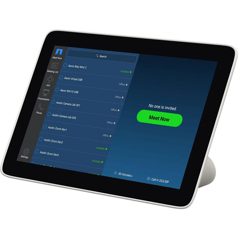 POLY Studio X30 Video Conferencing Camera Bar TC8 Touch Controller Kit - 4K UHD (3840 X 2160) Capture, 5x Zoom, 110º FOV, 8"(1280x800) Screen, Integrated Speaker, DirectorAI (Renewed)