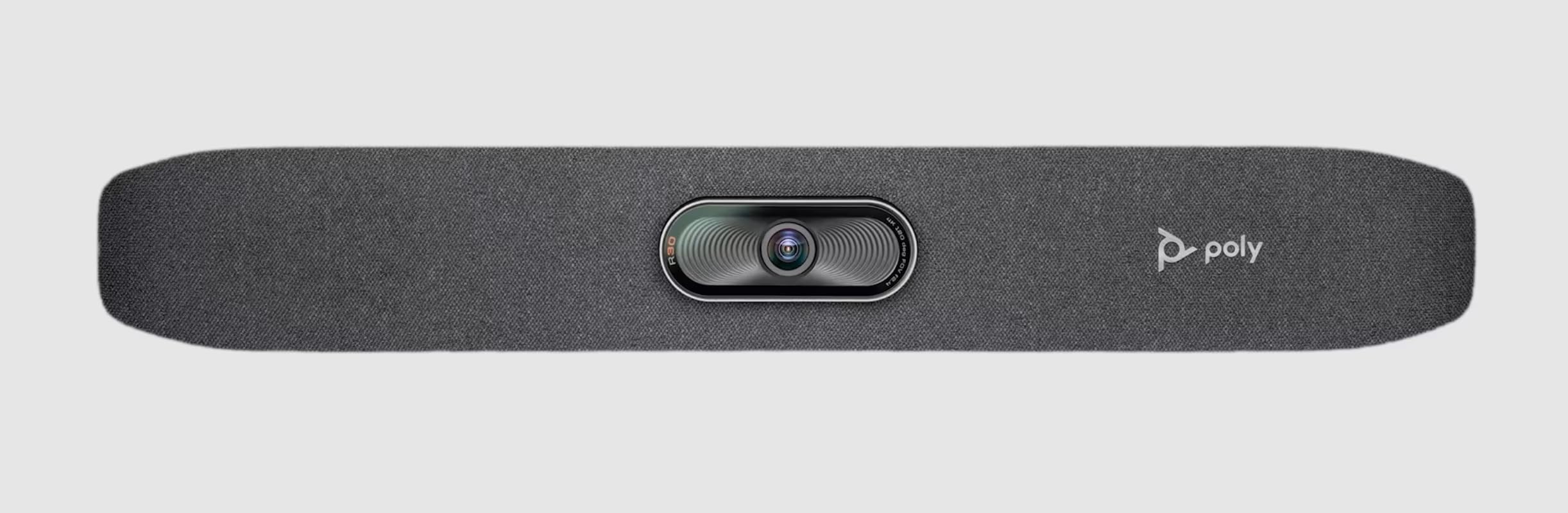 Poly Studio Small Room Kit Studio R30 4K UHD Conference Video Bar & GC8 Touch Controller  4K Camera, Built-in Microphones & Speakers, 8 Display, Supports Teams, Zoom & more (New) (Renewed)