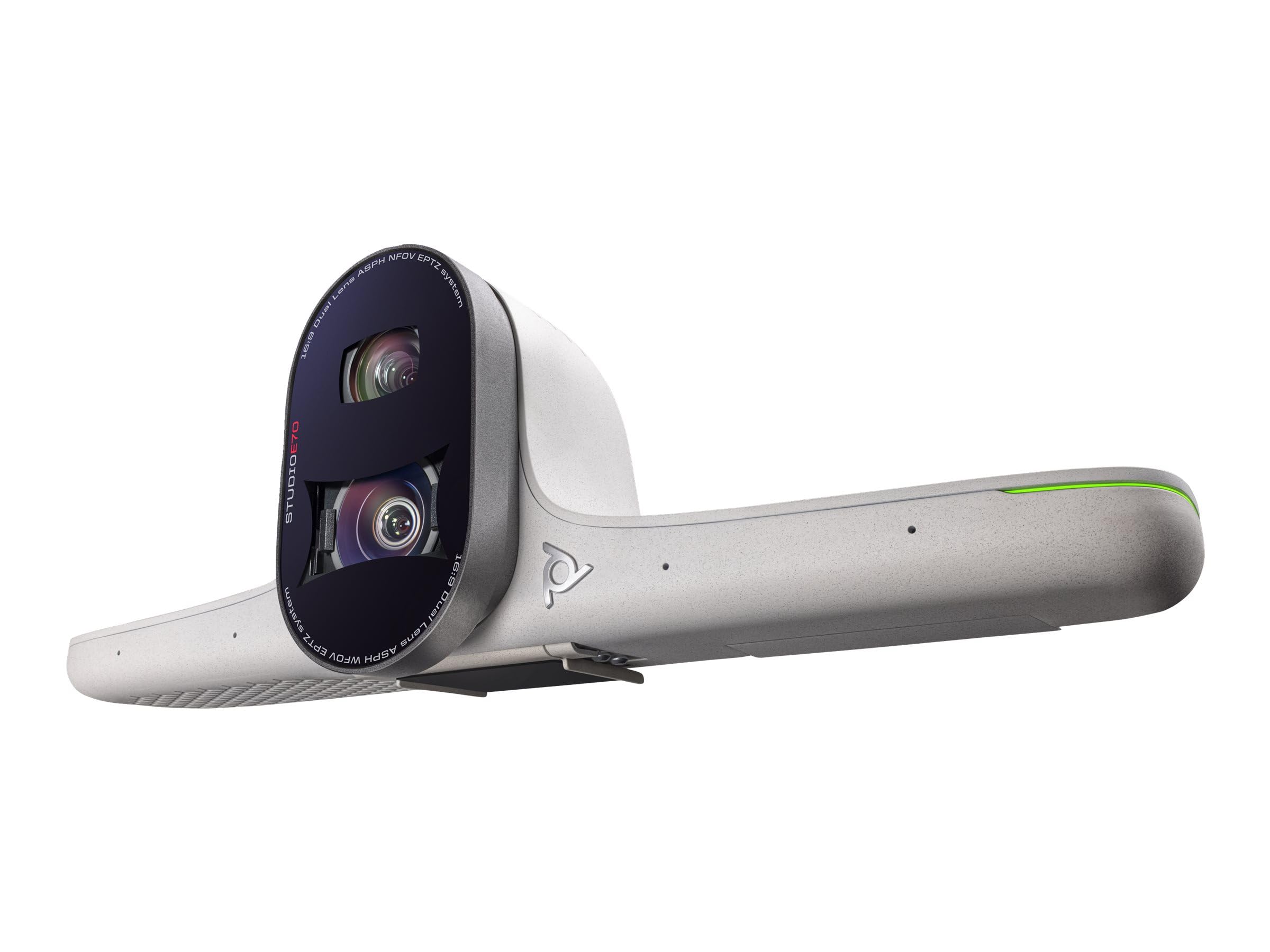 Poly Studio E70 All-in-one 4K Smart Video Conferencing Camera with PoE Injector, 2x 20MP Cameras, 7.3x Zoom, 4 Beamforming Mics, Speaker Framing, Lens, Teams & Zoom Certified (Renewed)