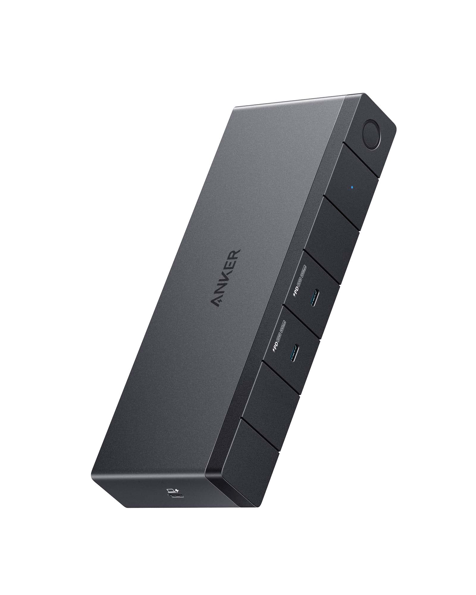 Anker 568 USB-C Docking Station (11-in-1, USB4), Up to 100W Charging for Laptop, 40Gbps Data Transfer, Ethernet, Single 8K, Triple 4K Display, 6 USB Ports for Windows Laptop and More(Gray)