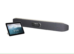 POLY Studio X50 Video Conferencing Camera TC8 Touch Controller Kit - UHD 2160p (4K) Capture, 5x Zoom, 120º FOV, 8" (1280 X 800) Screen, Stereo Speakers, Noise-Blocking, Auto Tracking (Renewed)