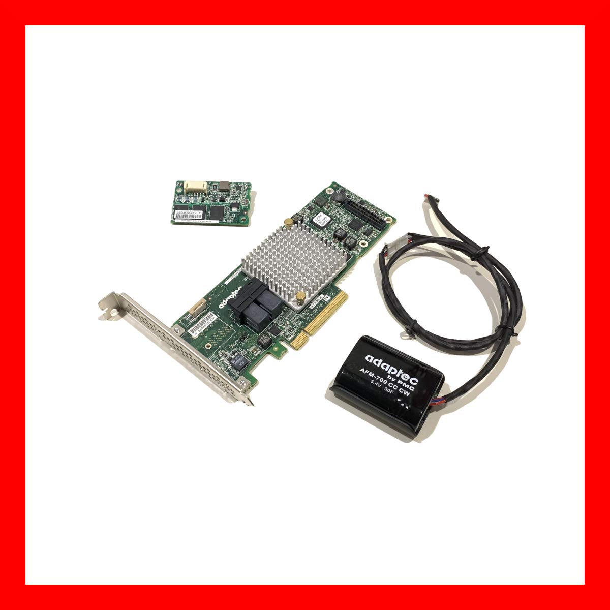 Adaptec Microsemi ASR 8805 2277500 R RAID HBA Card Storage Controller SATA SAS 12 Gbps with Cache Flash and Battery Backup Unit
