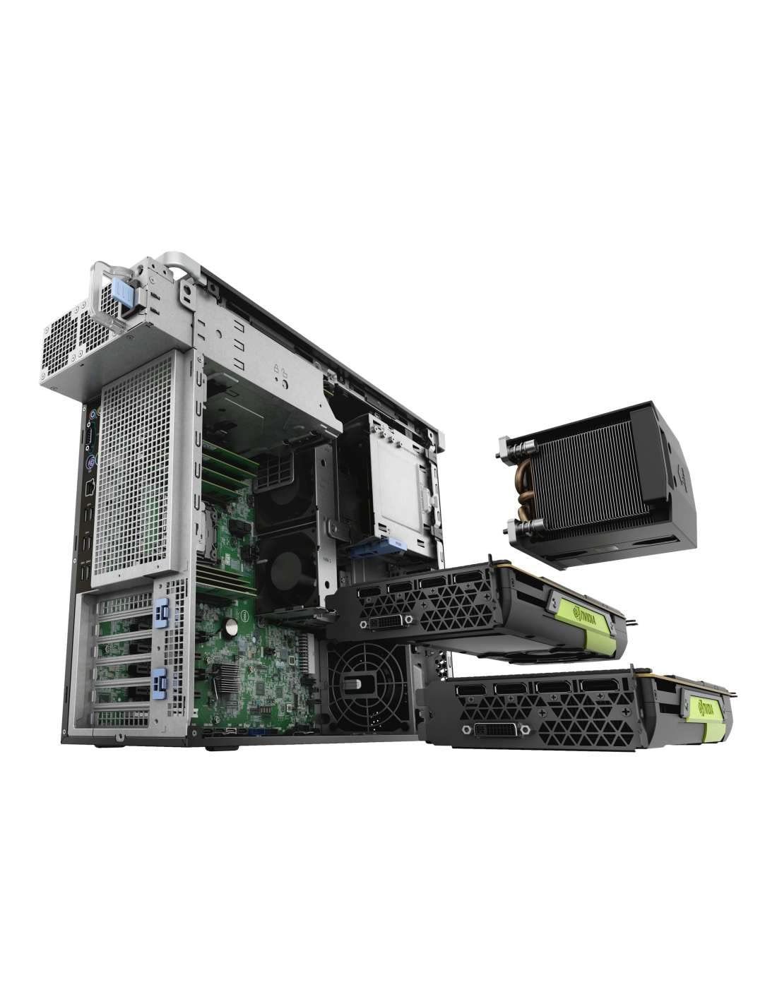 Dell Precision T5820, 128GB ECC RAM, 2TB NVMe SSD, 6TB HDD Workstation - Intel Xeon W-2295 (18 Cores, 4.8GHz), Nvidia Quadro RTX A2000, RAID Support, 950W (Renewed)