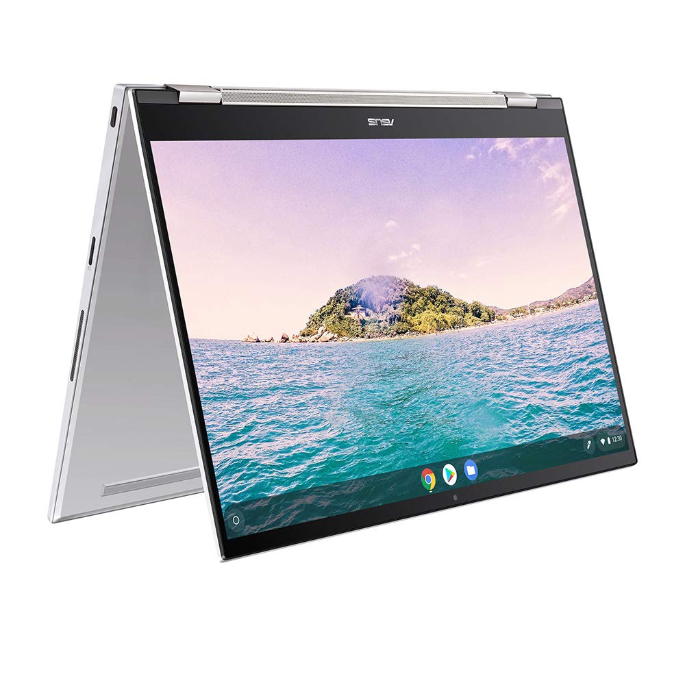 ASUS Chromebook Flip C436FA 14 Inch Full HD Touchscreen Laptop (Intel i5-10210U, 8GB RAM, 256GB M.2 NVMe PCIe SSD, Backlit Keyboard) - Includes Stylus Pen, Aerogel White