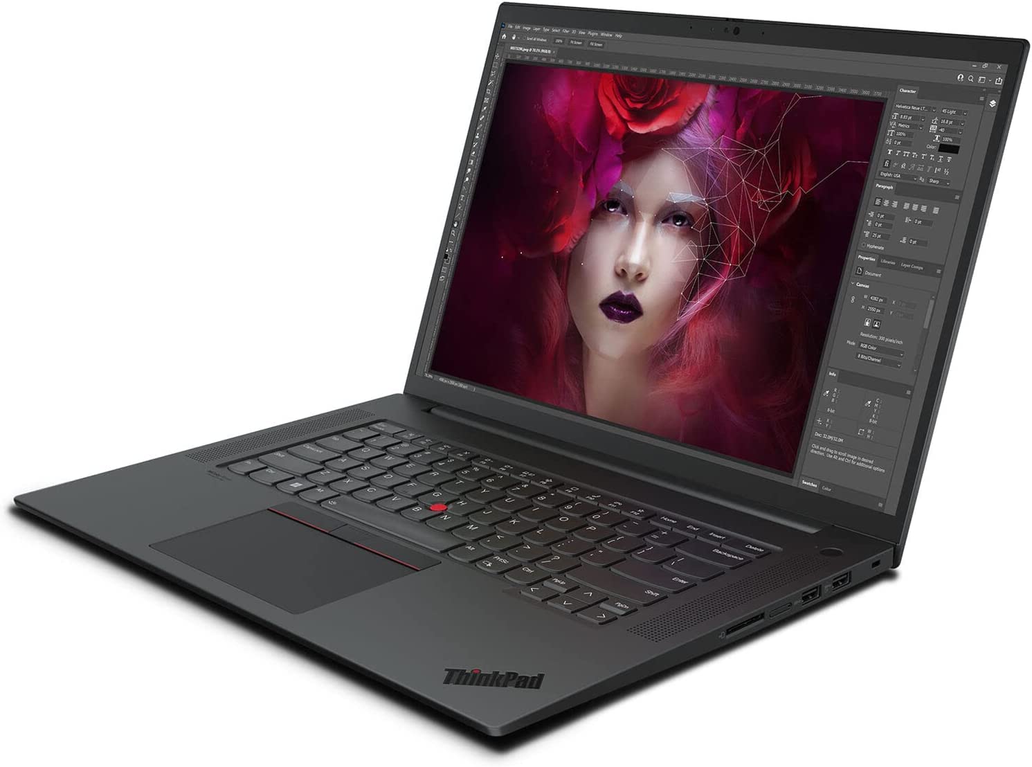 Lenovo ThinkPad P1 Gen 5 16 QHD+(2560x1600), i7-12800H, Nvidia GeForce 3070 Ti 8GB, 2TB PCIe Gen 4.0x4 NVMe, 32GB DDR4, FPR, SD Card Reader, WIFI 6E & BT5.3, UK Backlit Keys, Windows 11 Pro (Renewed)