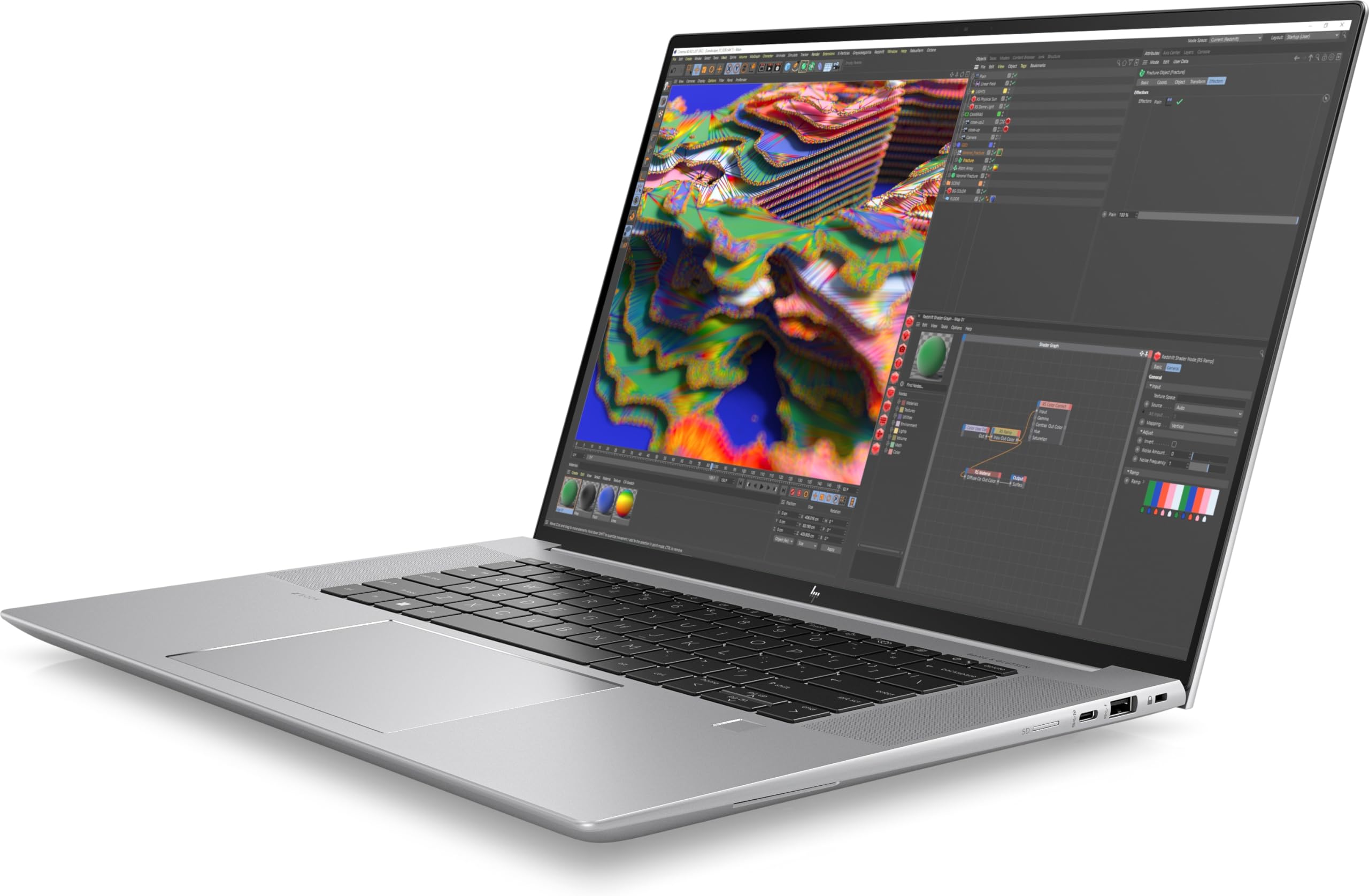 HP ZBook Studio 16 G9 16 FHD+, i7-12800H, Nvidia GeForce RTX 3070 Ti 8GB, 2TB PCIe Gen 4.0x4 NVMe, 64GB RAM, vPro, Wolf Security, FPR, SD Card Slot, WIFI 6E, UK Backlit Keys Windows 11 Pro (Renewed)