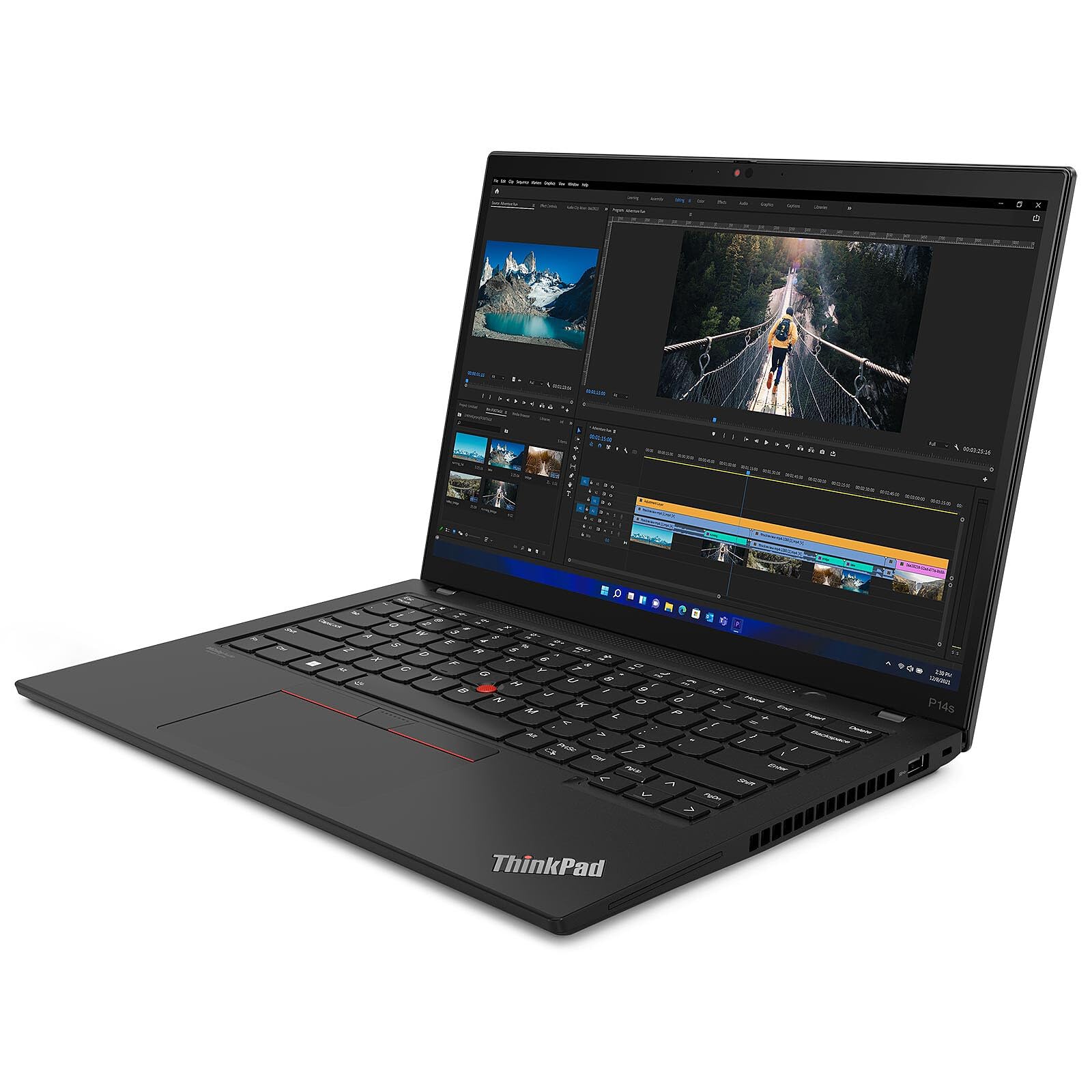 Lenovo ThinkPad P14s Gen 2 14 FHD Touchscreen, i7-1165G7, NVIDIA Quadro T500, 2TB PCIe Gen 4.0x4 NVMe, 32GB DDR4, FPR, SD & Smartcard Reader, GbE, WIFI 6, UK Backlit Keys, Windows 11 Pro (Renewed)